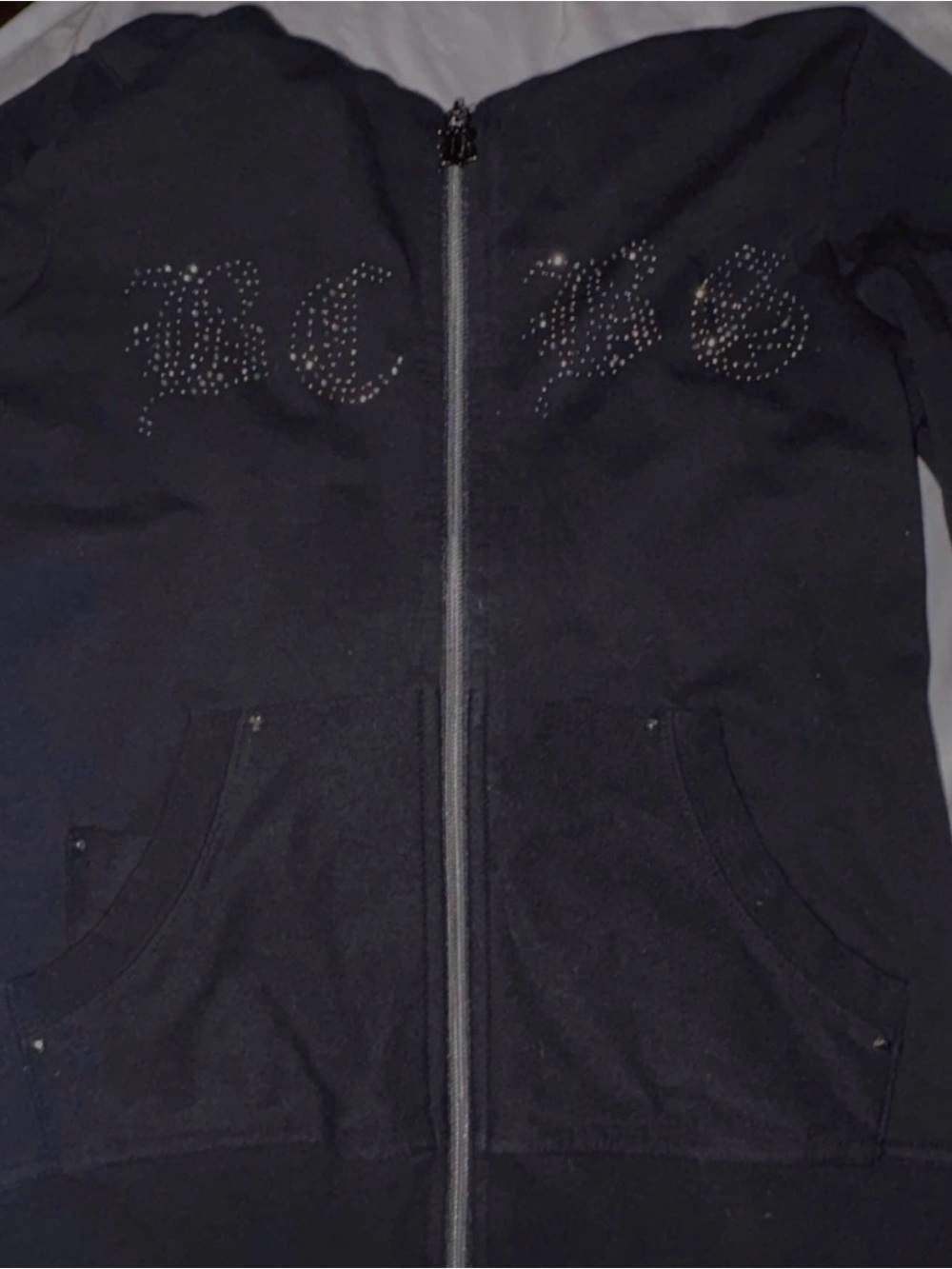 Kids Black Zip-Up Hoodie Jacket - Casual Everyday Wear
